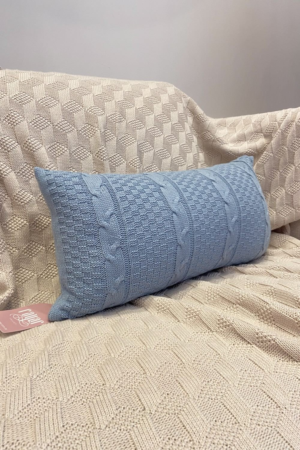 Manta de Sofá em Tricot - Bianca