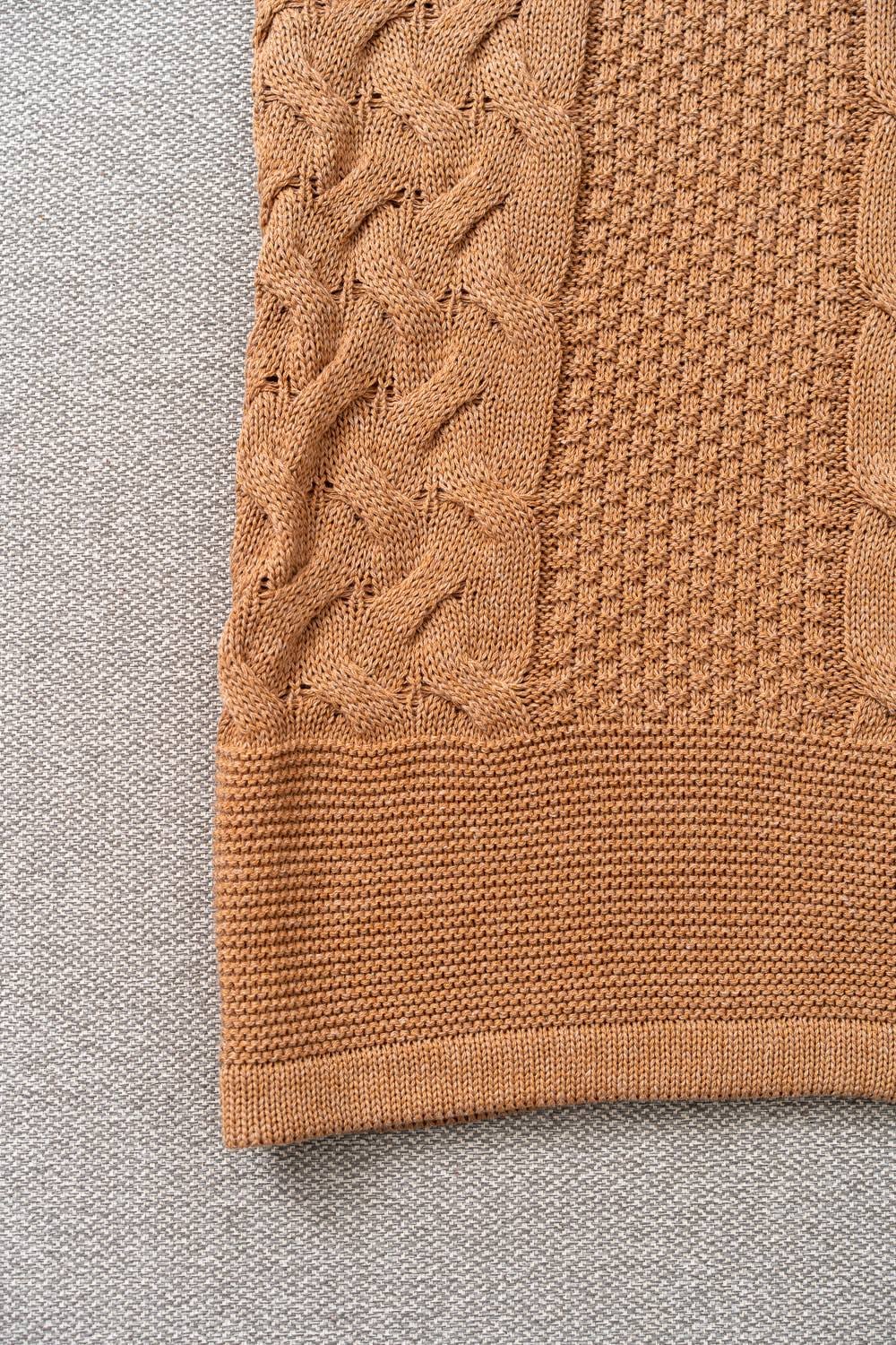 Manta de Poltrona em Tricot - Helena