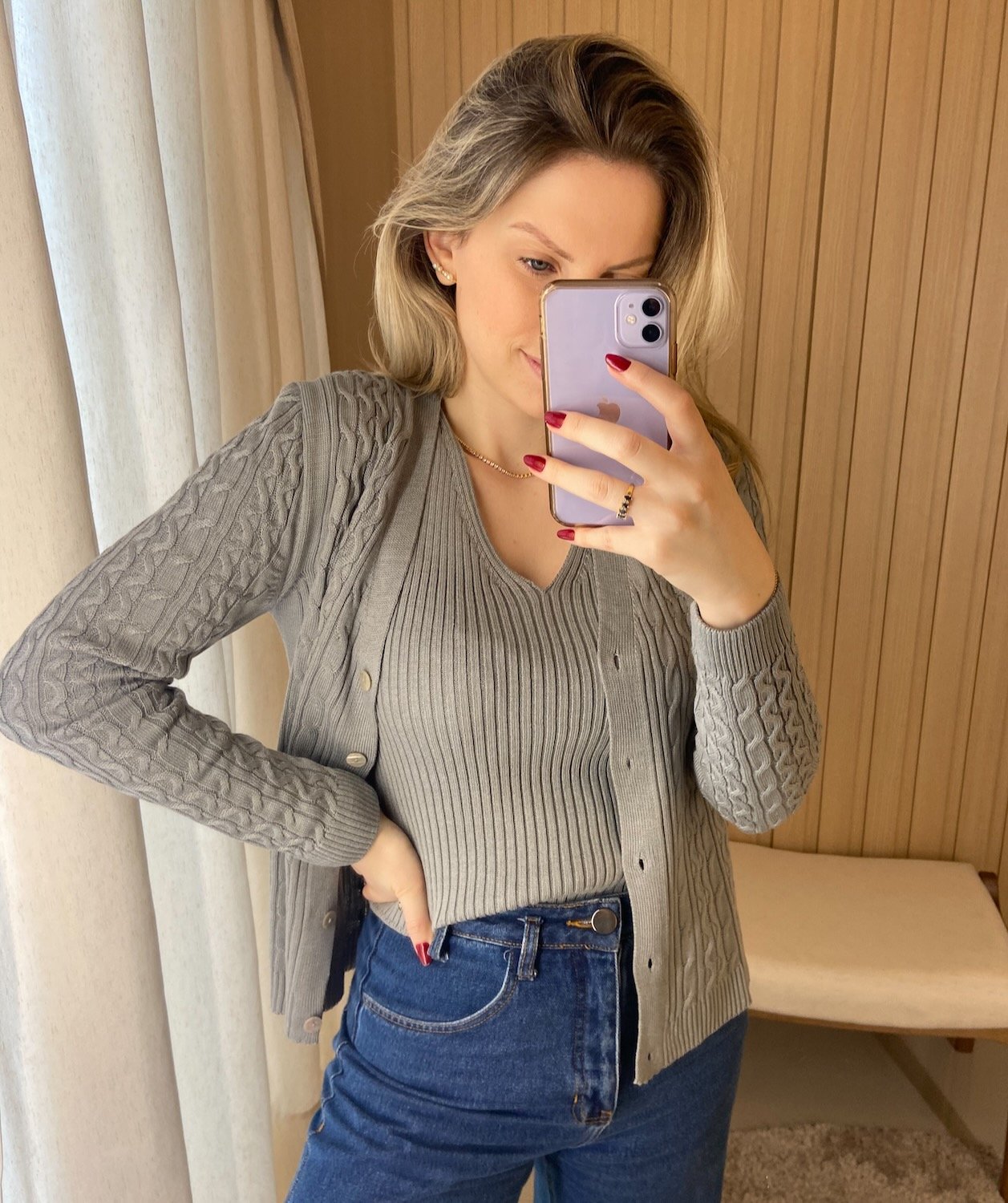 Casaco Tricot Tranças - Helena