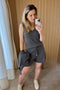 Shorts Tricot Evasê - Santorini