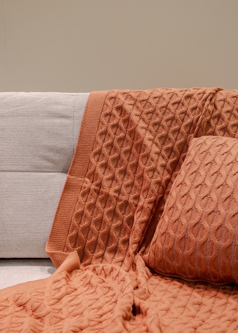 Manta de Sofá em Tricot - Martina