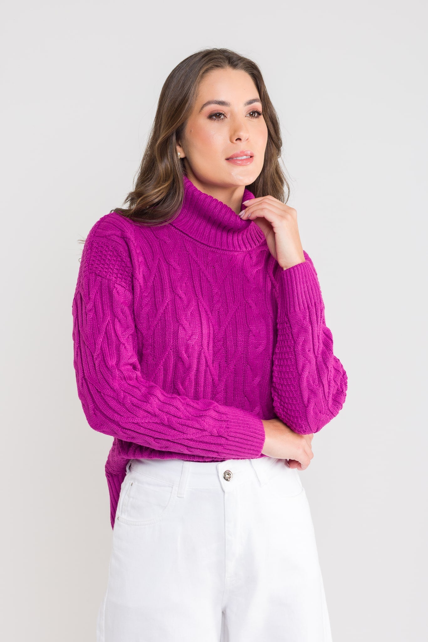 Blusa Tricot Tranças e Aramados - Ieda