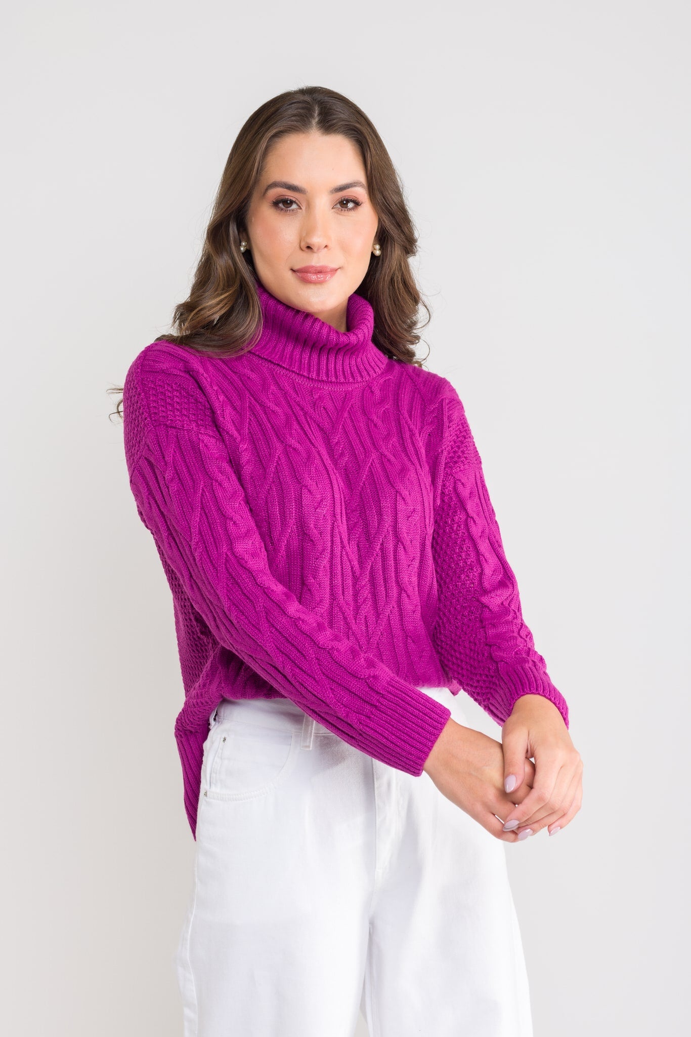Blusa Tricot Tranças e Aramados - Ieda
