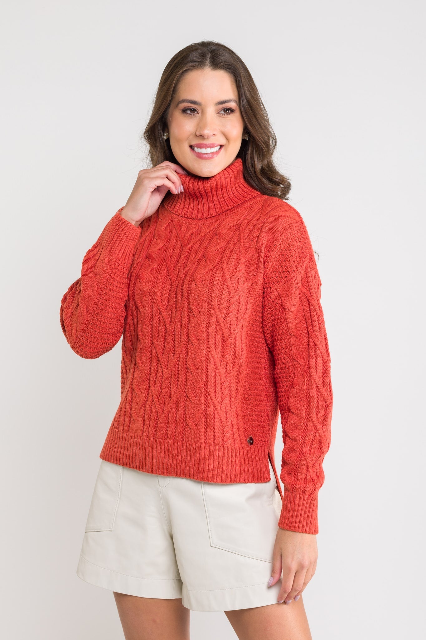 Blusa Tricot Tranças e Aramados - Ieda