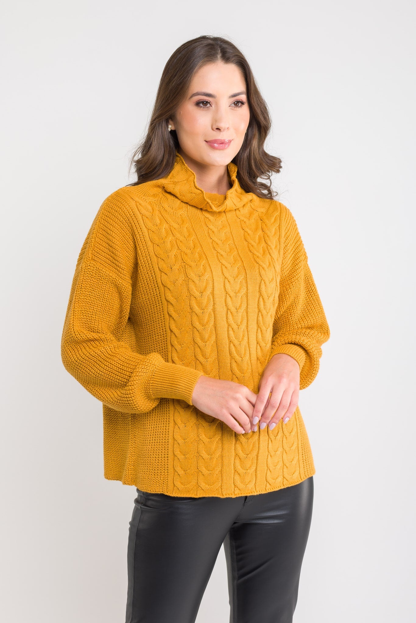 Blusa Tricot Gola Chaminé - Heloise