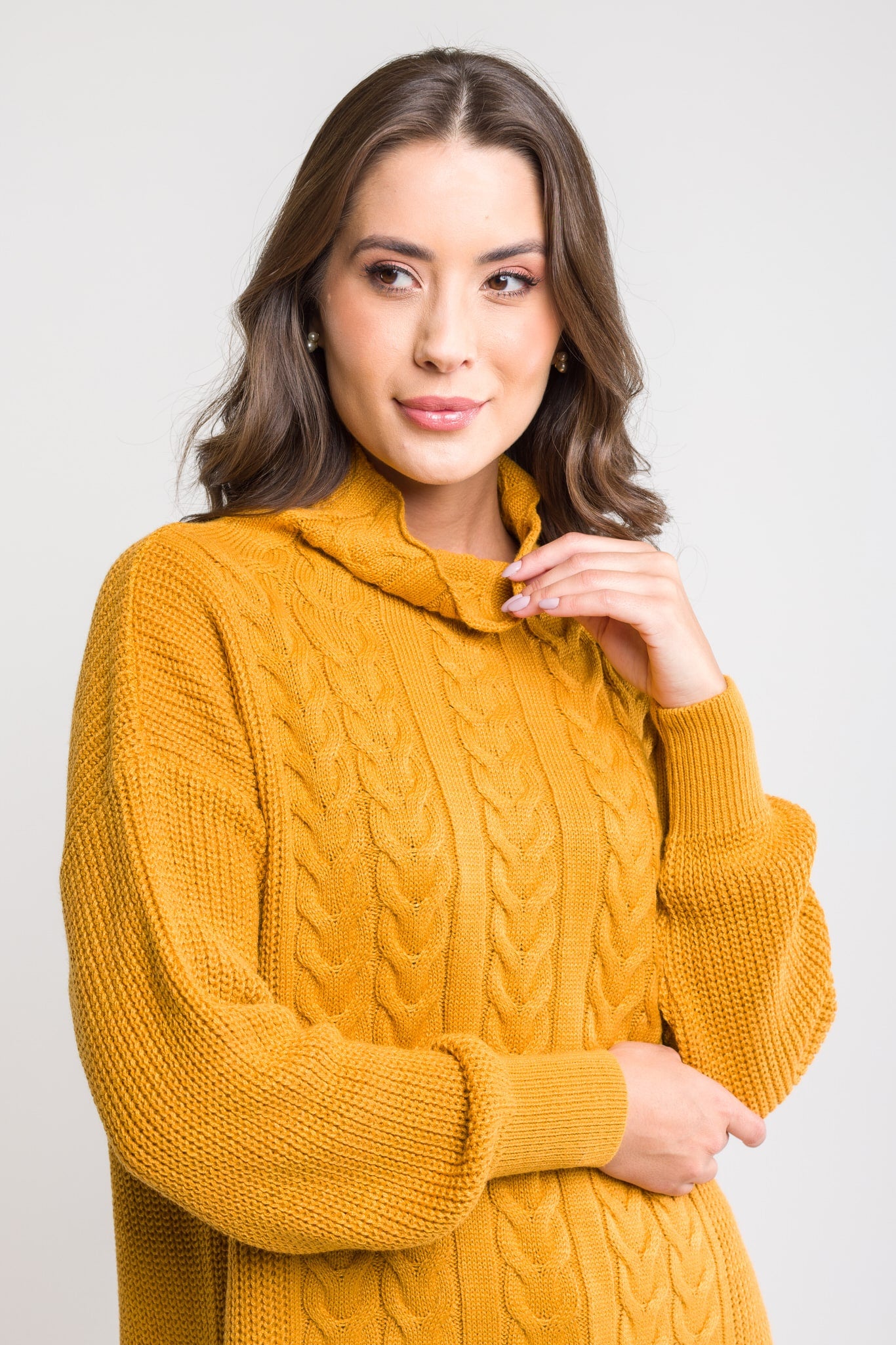 Blusa Tricot Gola Chaminé - Heloise