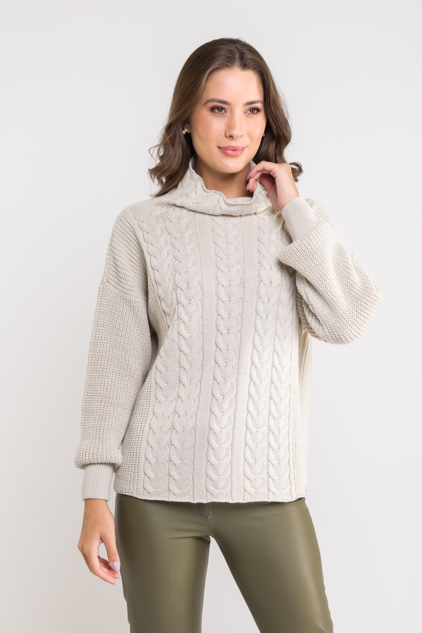 Blusa Tricot Gola Chaminé - Heloise