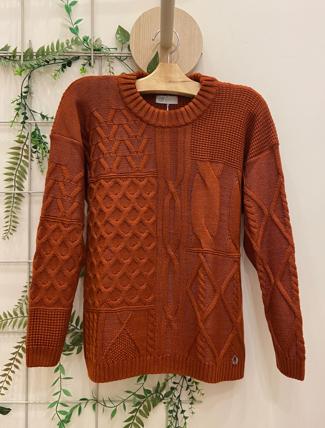 Blusa Tricot Blocos de Tramas - Raquel