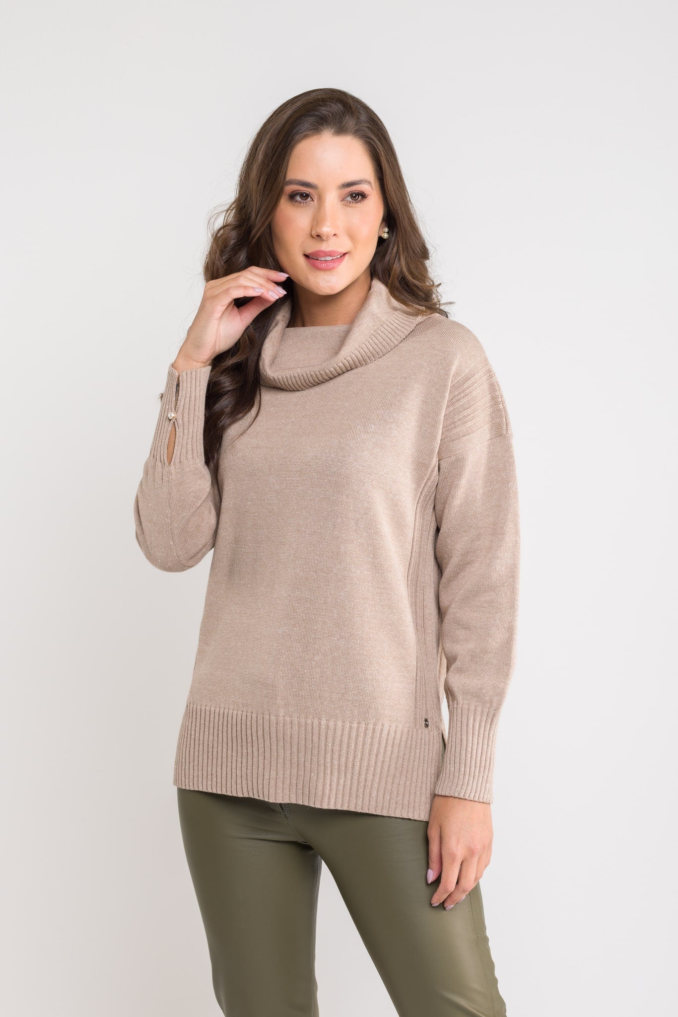 Blusa Tricot gola boba - Sabrina