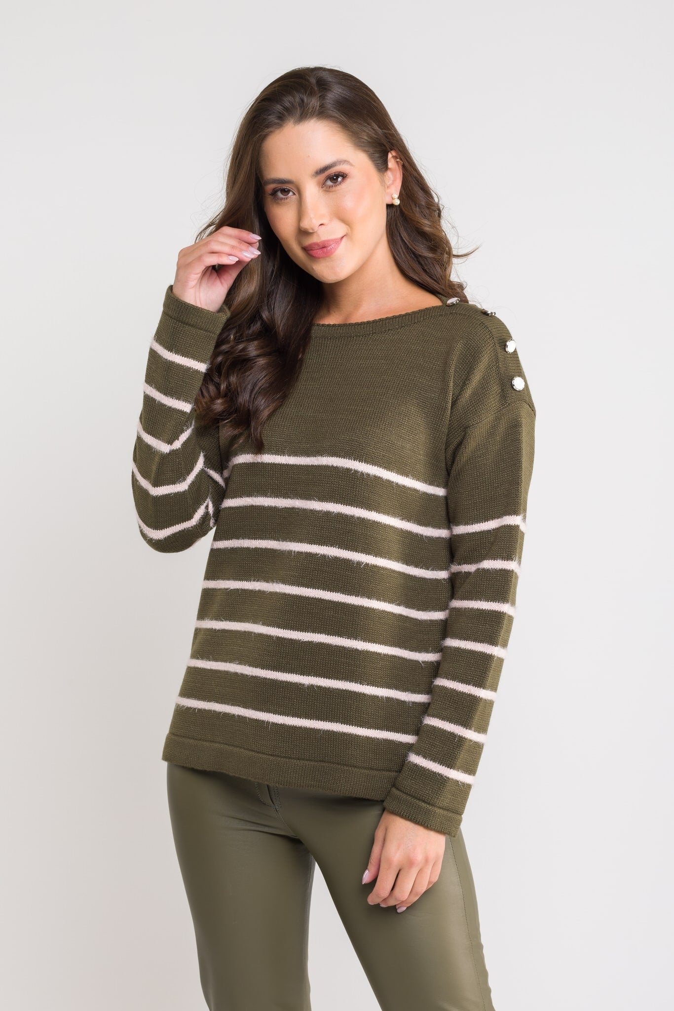 Blusa Tricot Listrada - Lívia