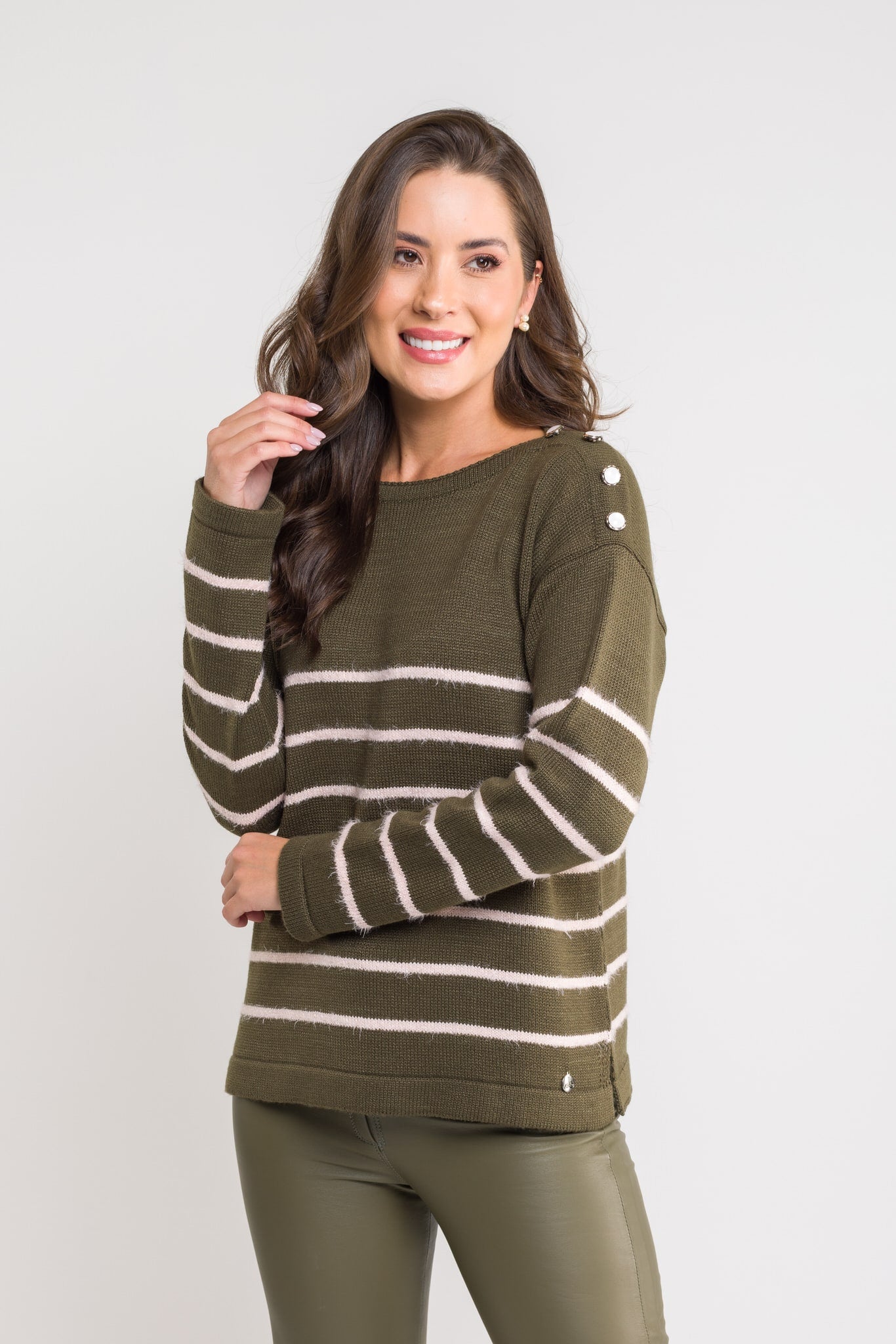 Blusa Tricot Listrada - Lívia