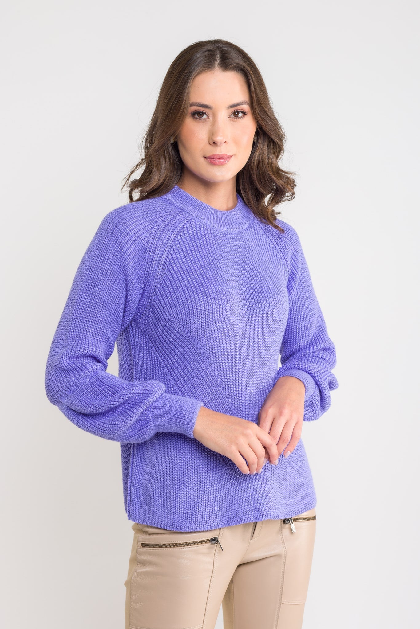 Blusa Tricot Manga Bufante - Ester