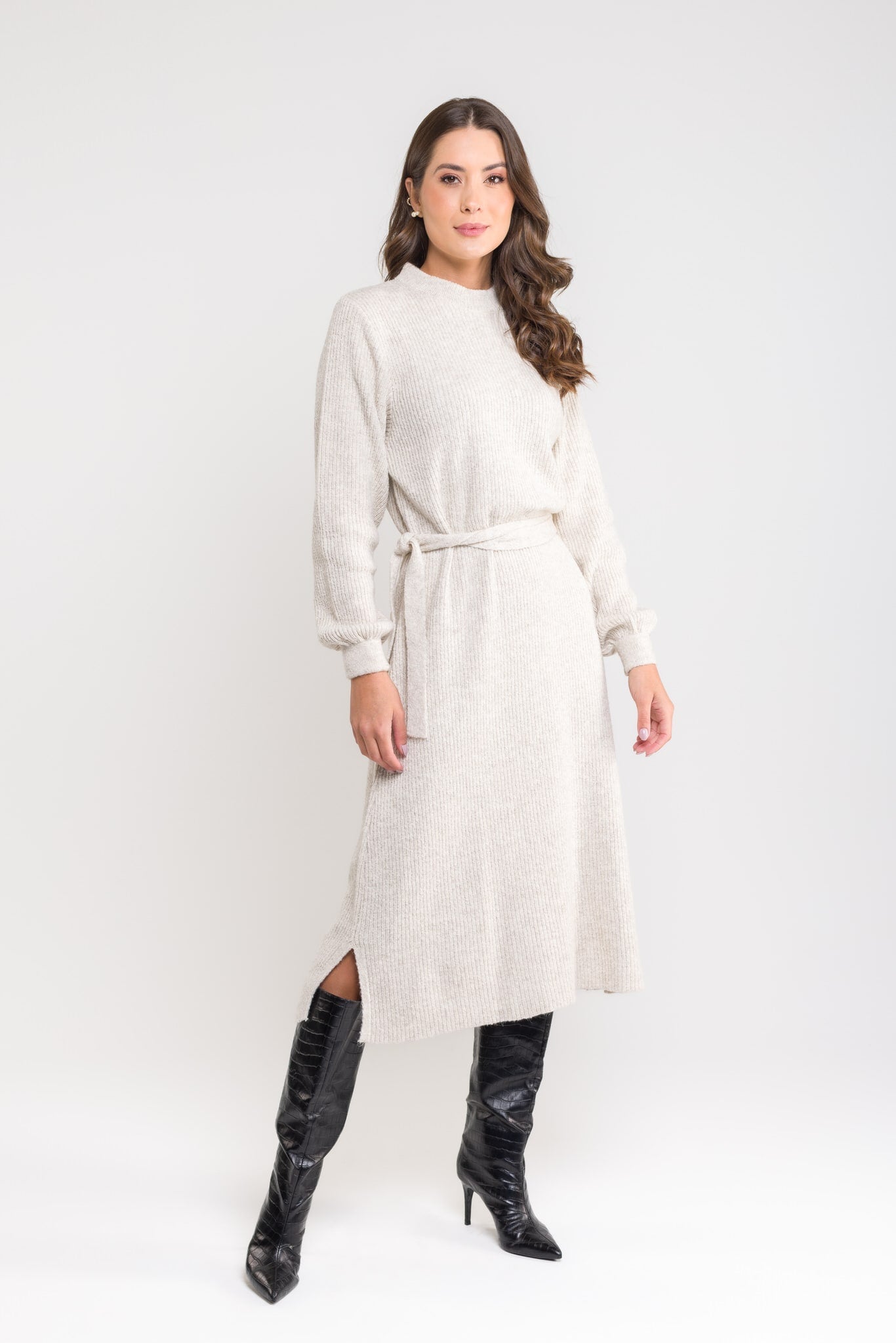 Vestido Midi em Tricot - Talita
