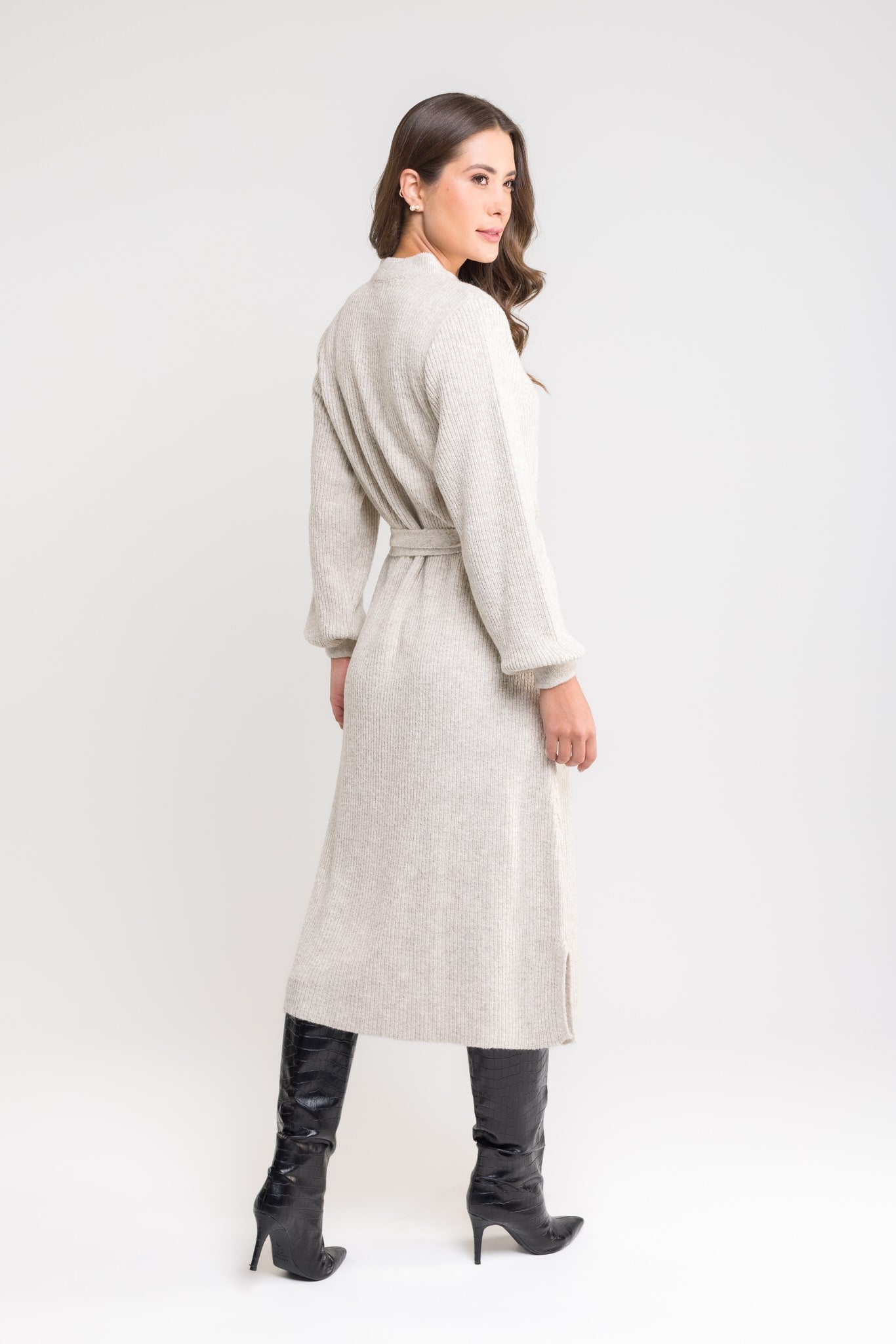 Vestido Midi em Tricot - Talita