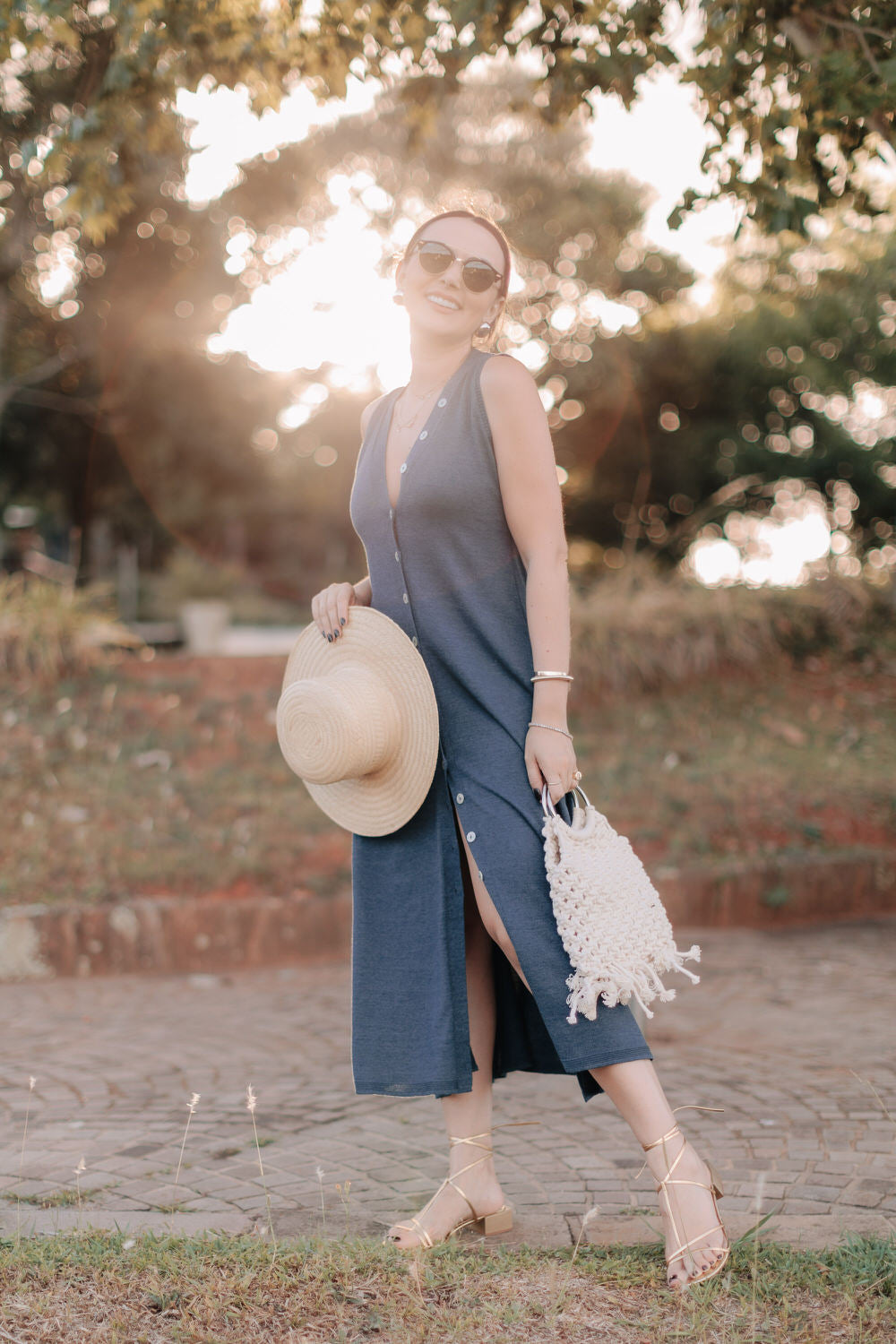 Vestido Tricot com Abertura - Piú Versatile by Ali