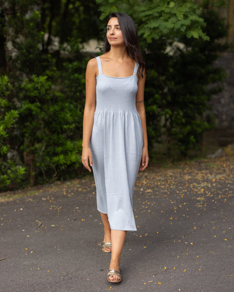Vestido em Tricot - Jaque com modelagem ampla