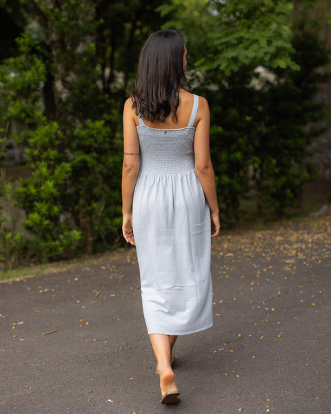 Vestido em Tricot - Jaque com modelagem ampla