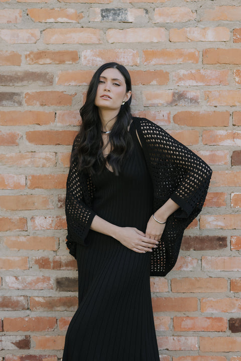 Kimono em Tricot casulo - Fiorella