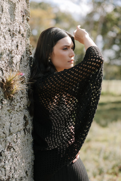 Kimono em Tricot casulo - Fiorella
