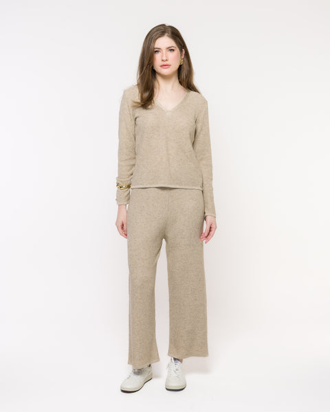 Blusa em Tricot decote V - Florença