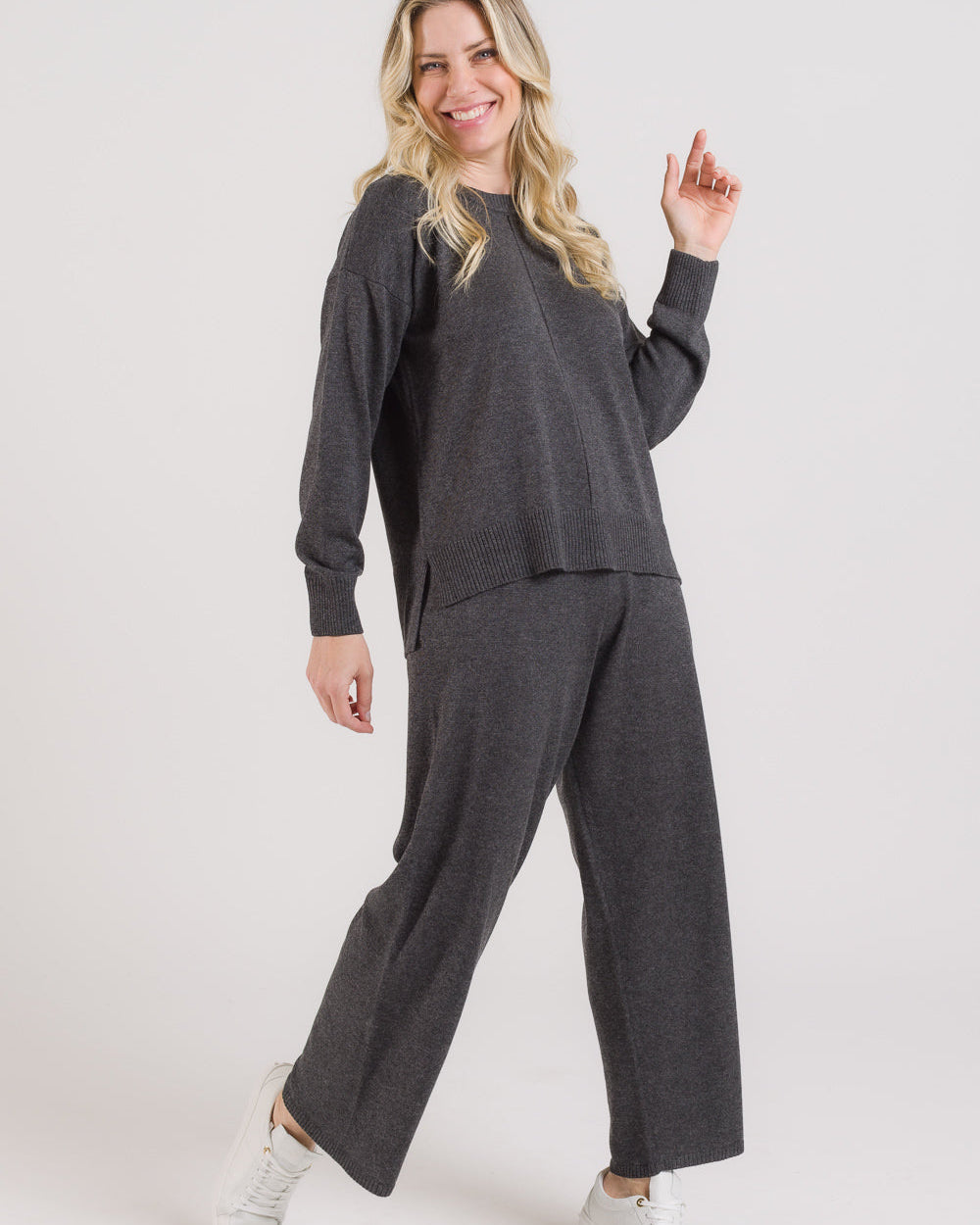 Calça Reta em Tricot - Milena