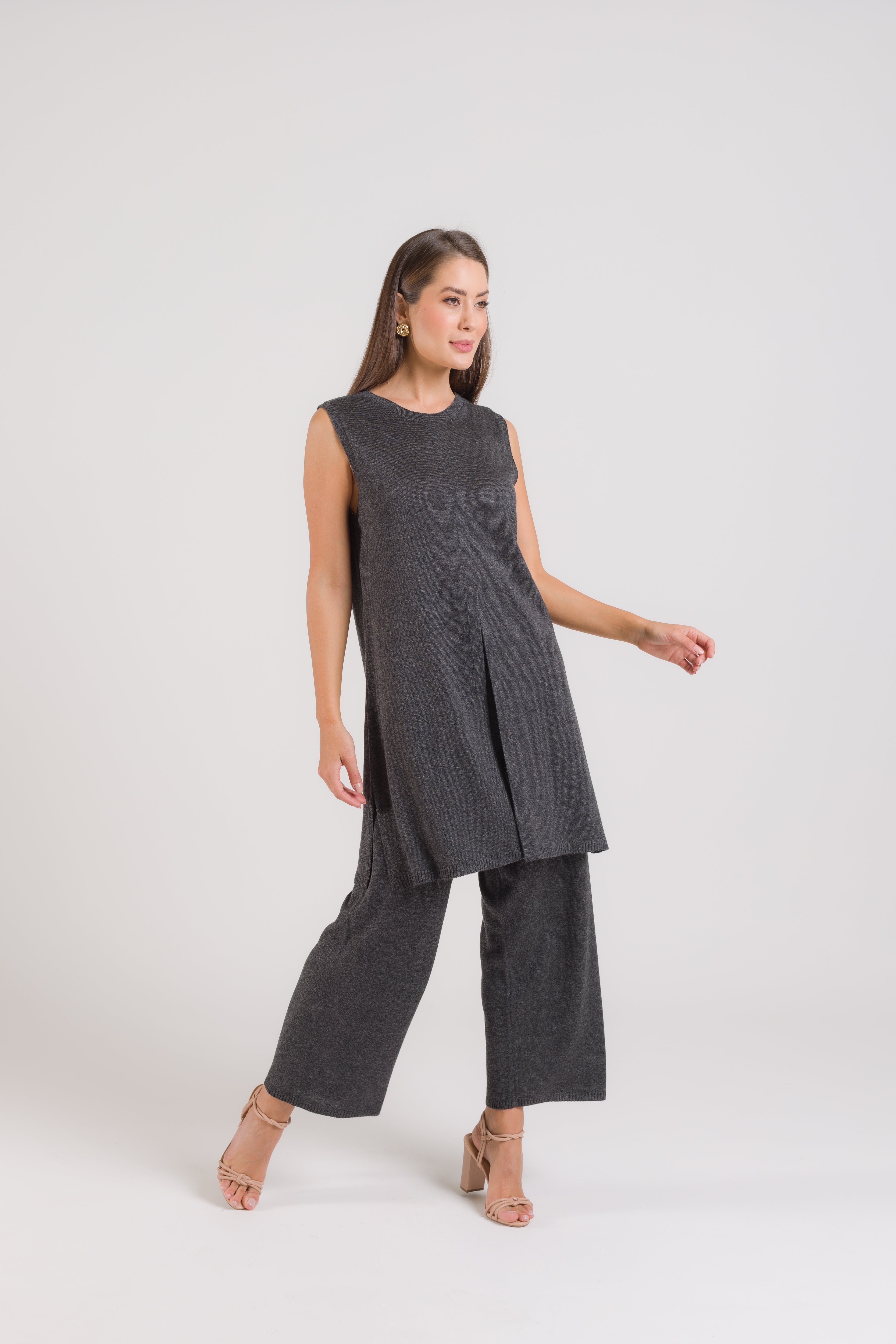 Túnica Alongada em Tricot - Milena