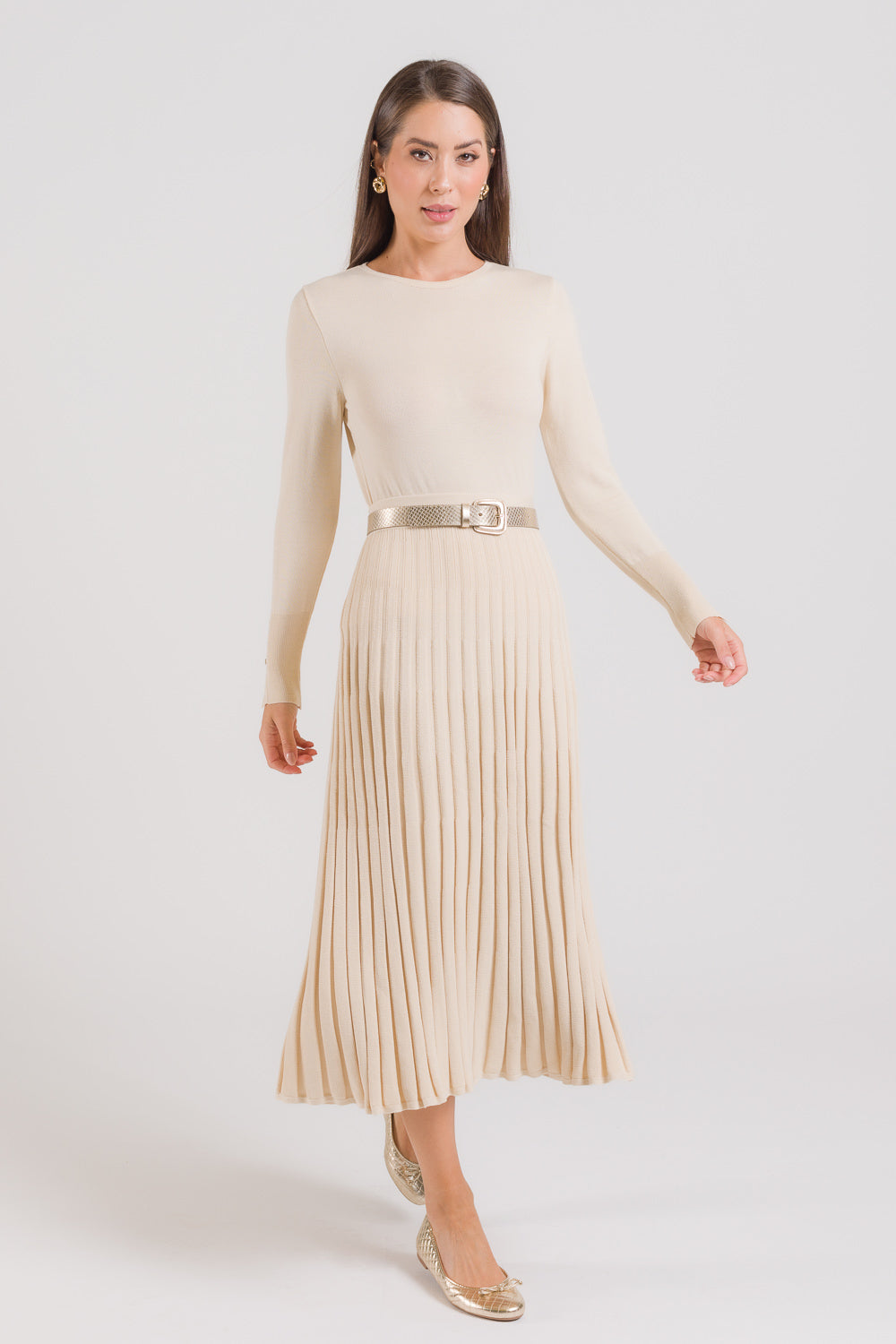 Saia Tricot Plissada - New Ivana