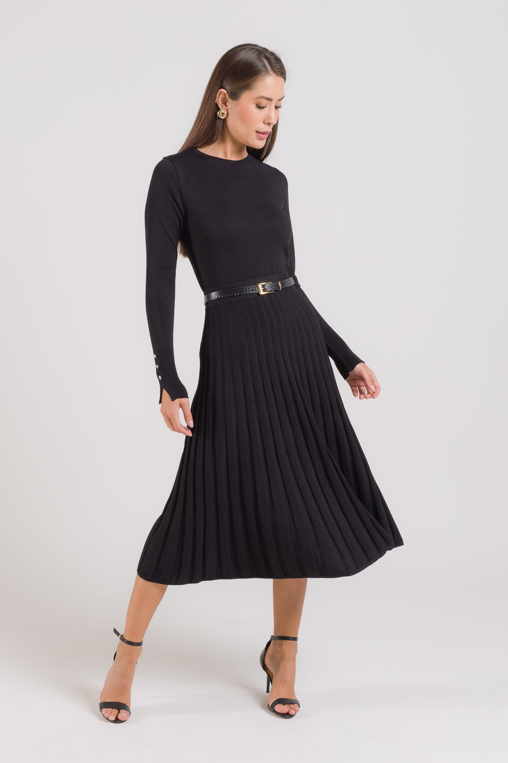 Saia Tricot Plissada - New Ivana