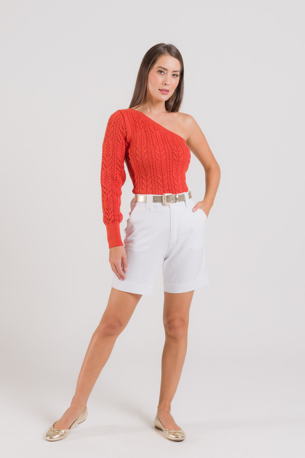 Blusa em Tricot Nula Manga - Paola