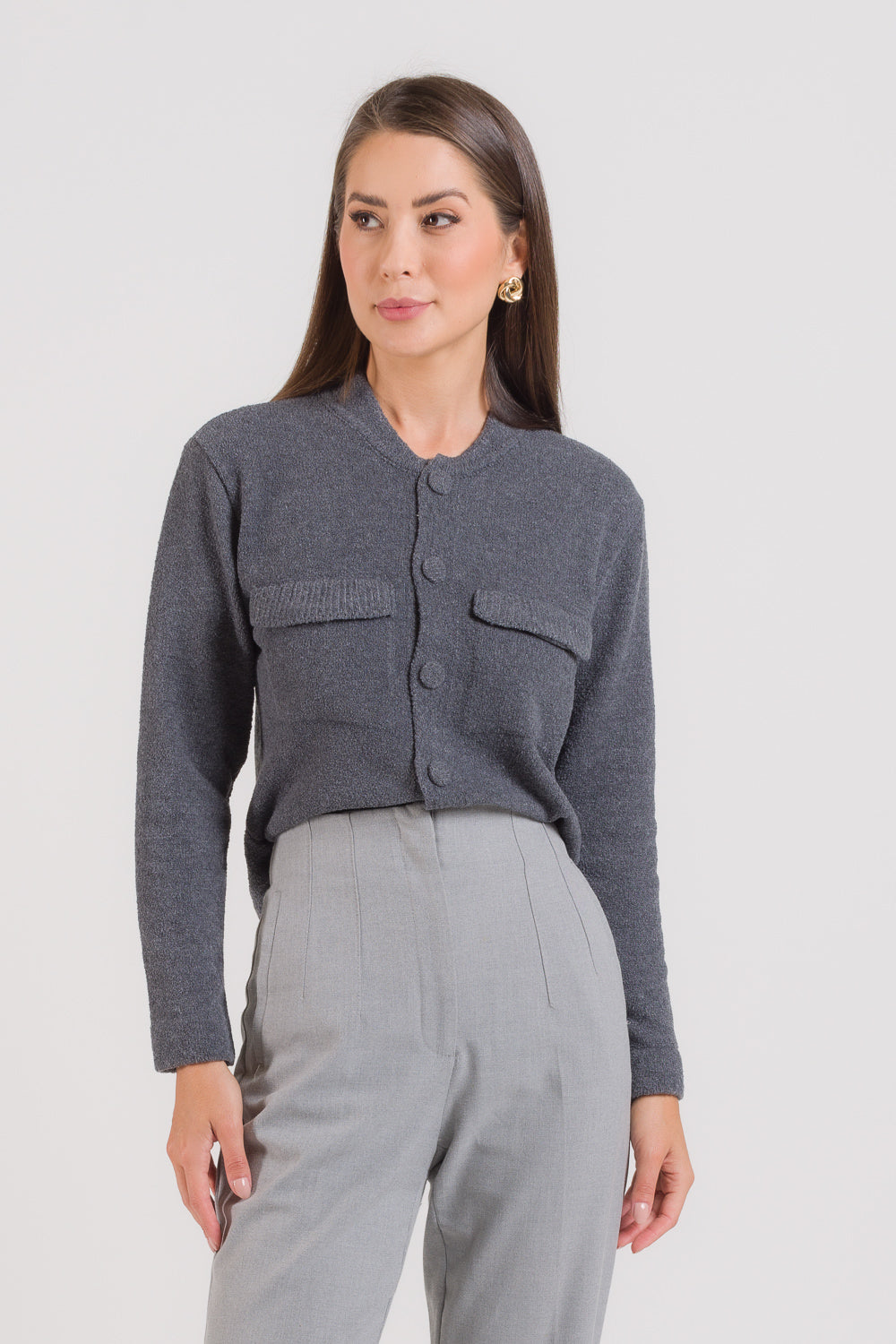 Casaco Bomber em Tricot - Flavia