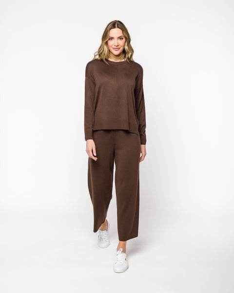 Calça Reta em Tricot - Milena