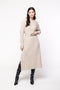 Vestido em Tricot Midi com Cinto - Diana com comprimento midi