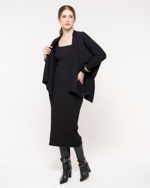 Capa em Tricot - Michele com modelagem ampla