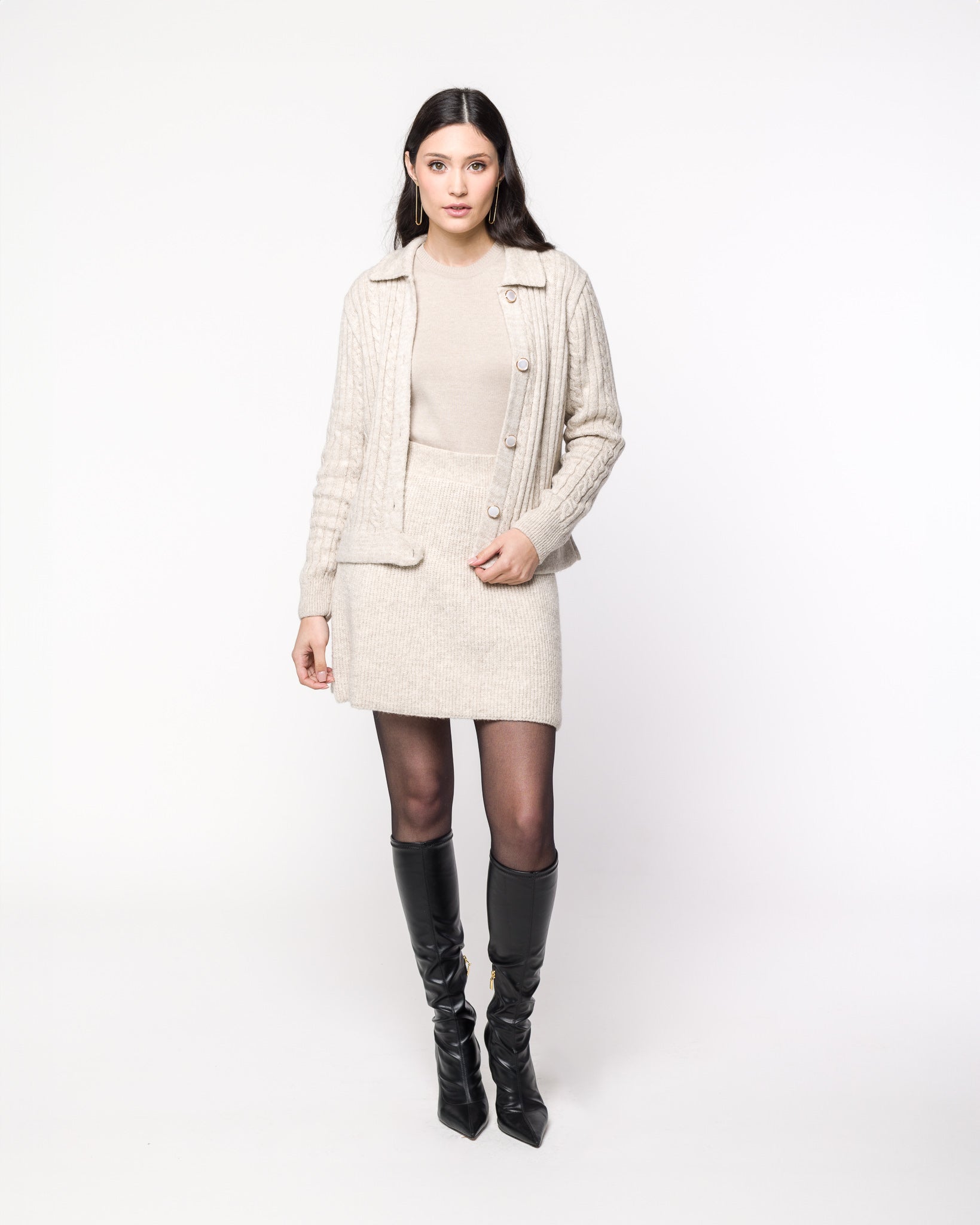 Blusa básica em Tricot - Amália