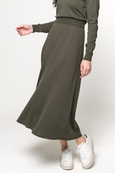Saia em Tricot Evasê - Marina