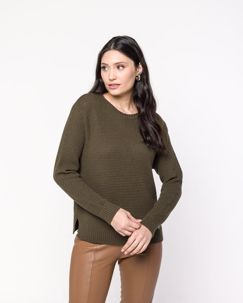 Blusa em Tricot - Melissa com gola redonda