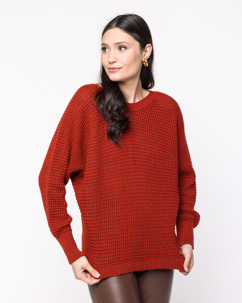Blusa em Tricot Ampla - Lauren com modelagem ampla