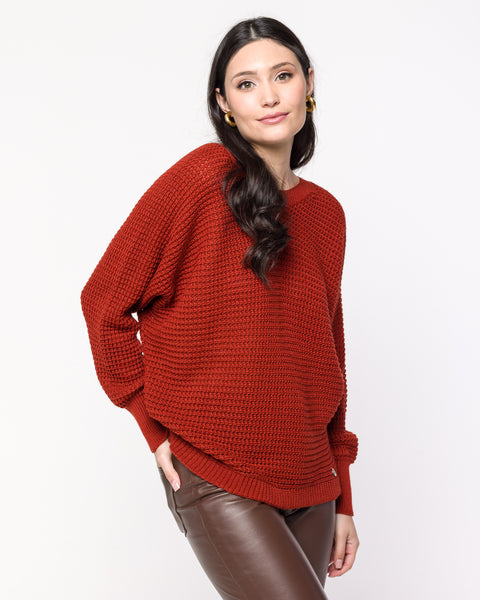 Blusa em Tricot Ampla - Lauren com modelagem ampla