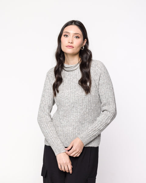 Blusa em Tricot - Elisa com decote redondo