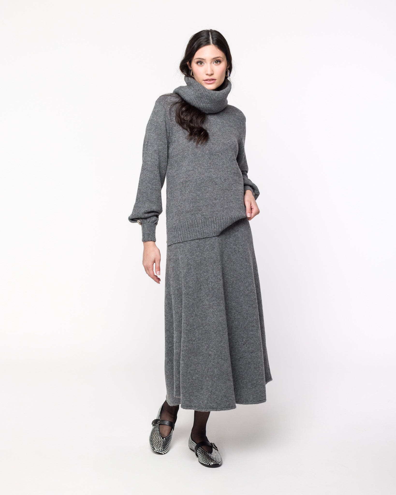 Blusa em Tricot com detalhe no Punho - Livia