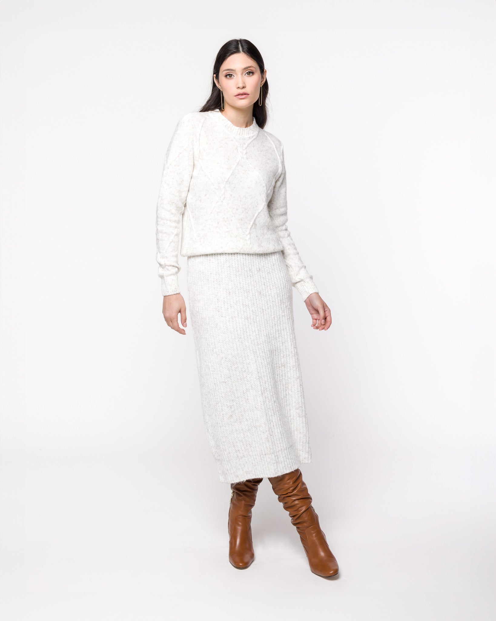 Blusa em Tricot com Tranças - Bárbara