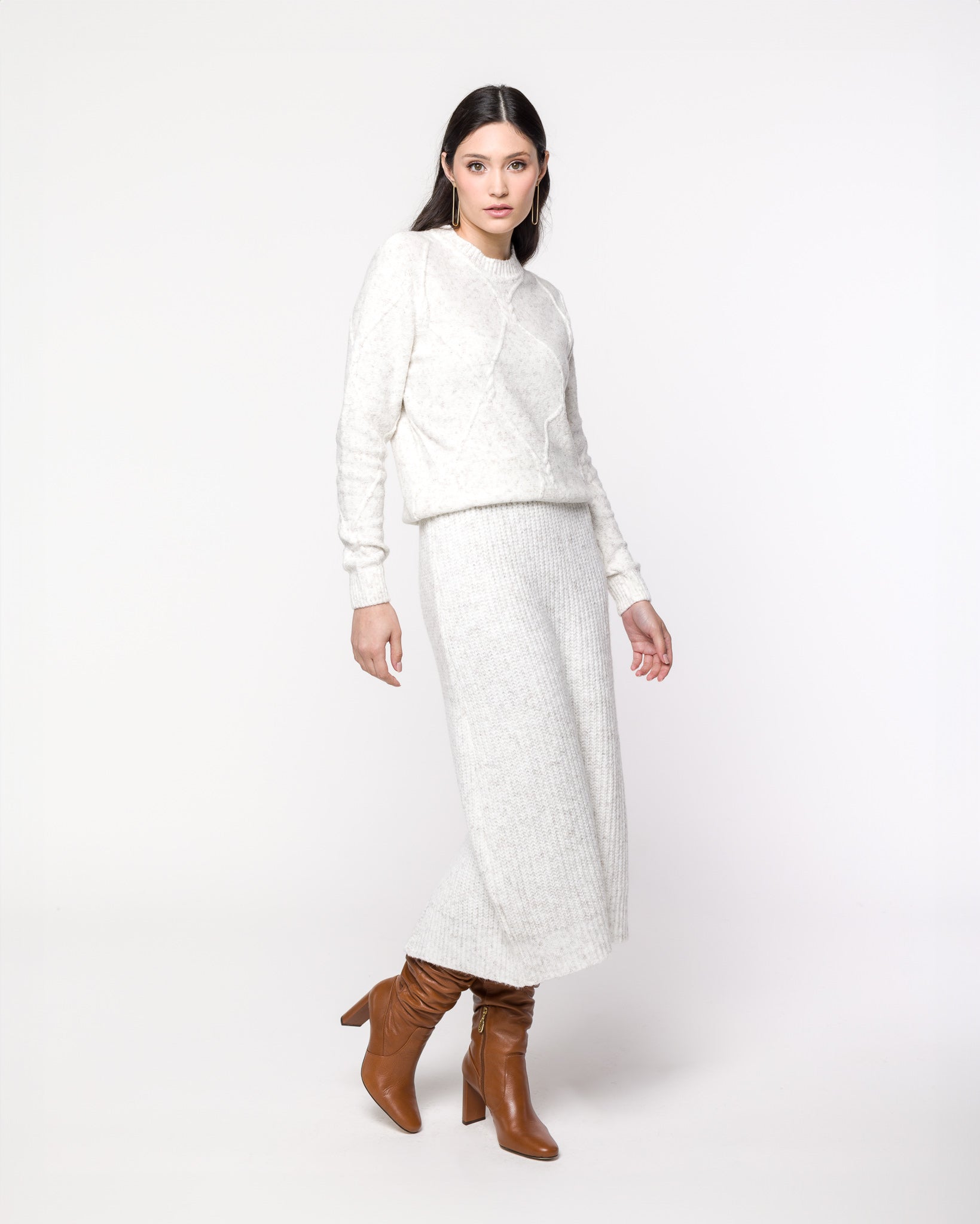 Blusa em Tricot com Tranças - Bárbara