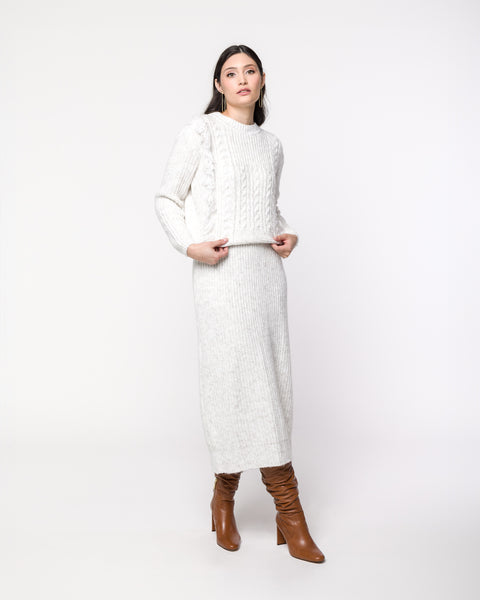 Blusa em Tricot com Franjas e Tranças - Iolanda