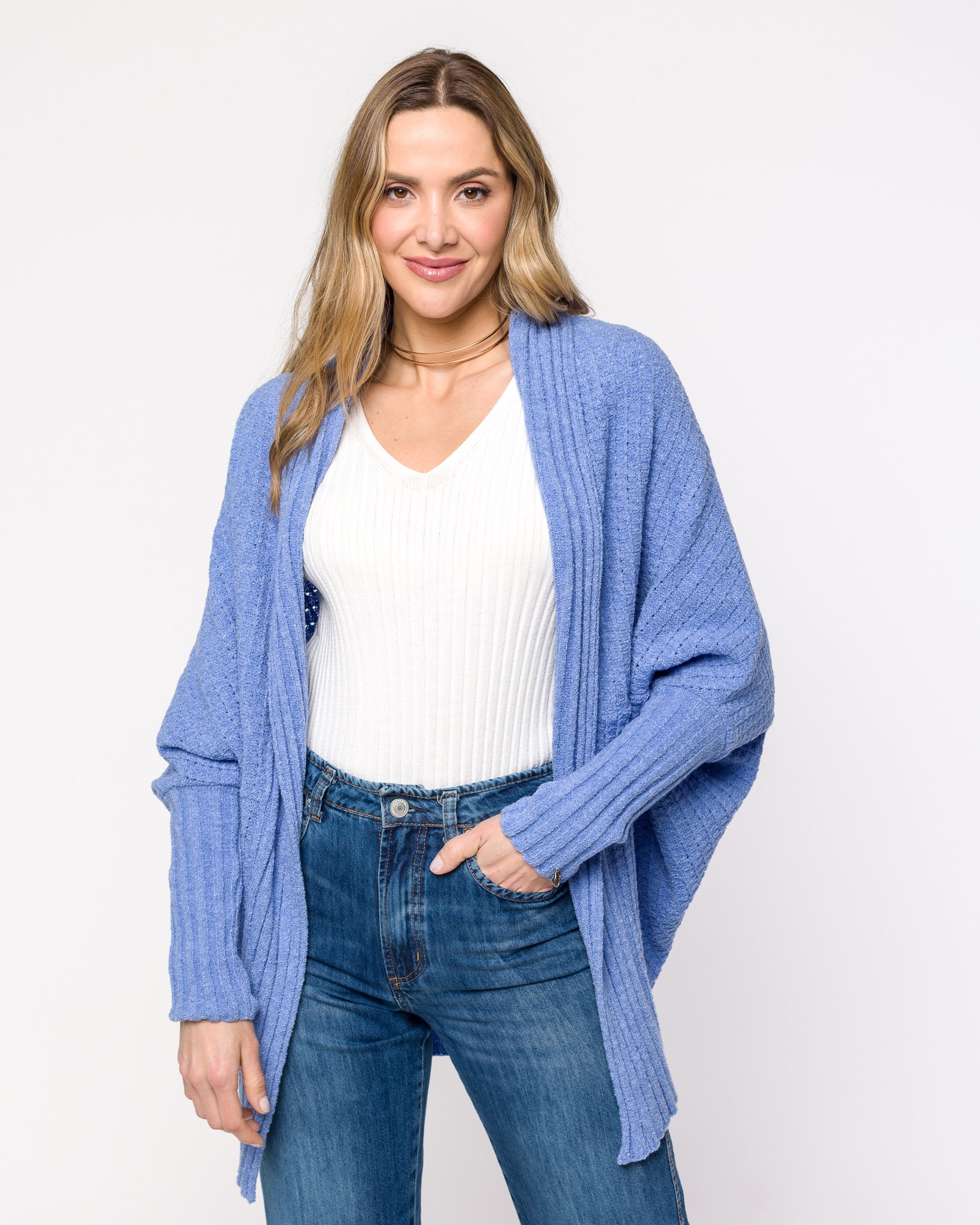 Casaco em Tricot Amplo - Antonia