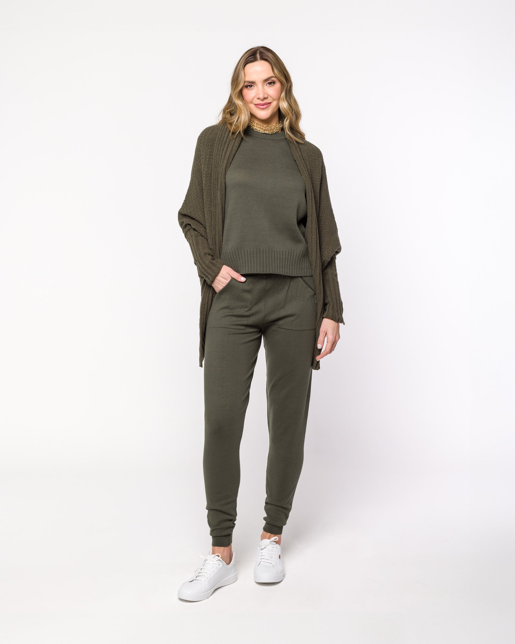 Casaco em Tricot Amplo - Antonia