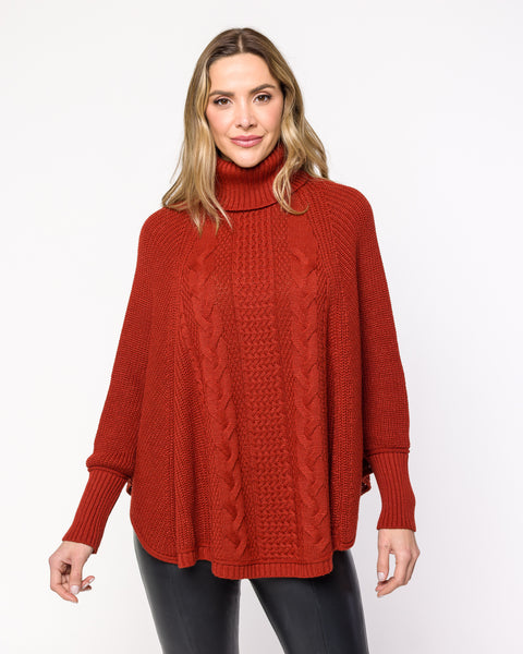 Capa em Tricot - Mirian com gola alta