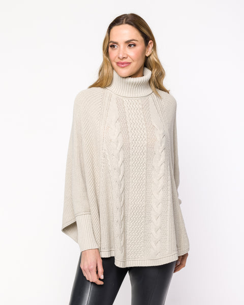 Capa em Tricot - Mirian com gola alta