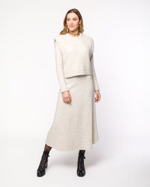 Colete Tricot Cropped - Lidiane