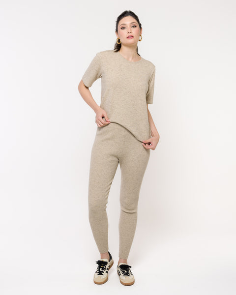 Calça em Tricot Canelada - Helena
