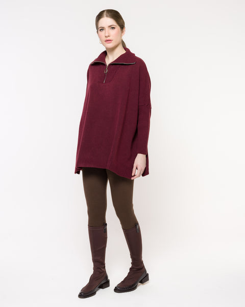 Capa em Tricot - Fabiana com modelagem ampla